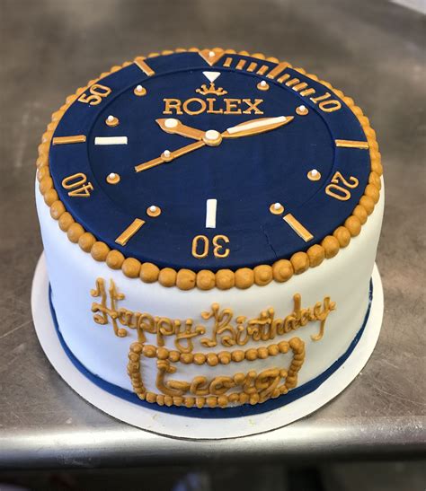 rolex watch cakes for men.